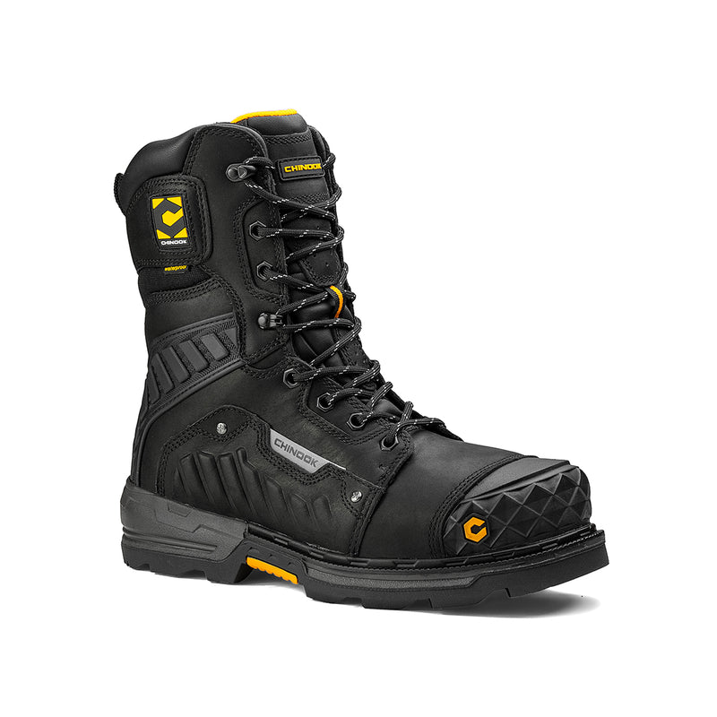 Scorpion 9” Composite Toe Men’s Waterproof Work Boot - Black