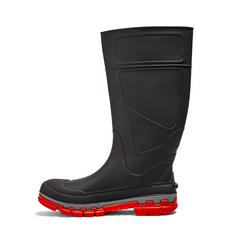 Kickaxe 15" Waterproof Rubber Boot - Grey/Orange