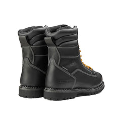 Logger 8” Men’s Waterproof Work Boot for Men - Black